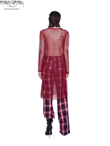 Plaid Trailing Pants【s0000009946】