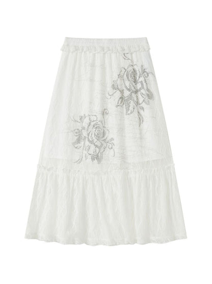 Lace Half-body Skirt【s0000012279】