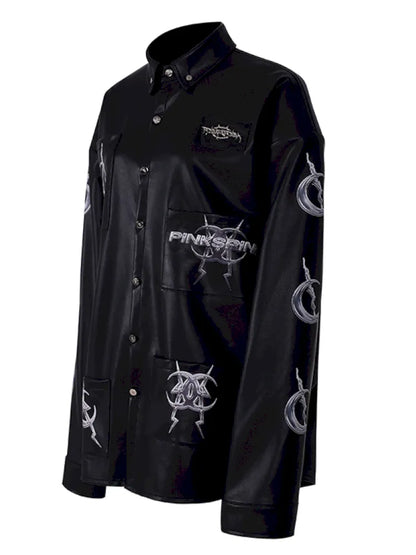 Mirror Concept PU Leather Jacket【s0000014002】