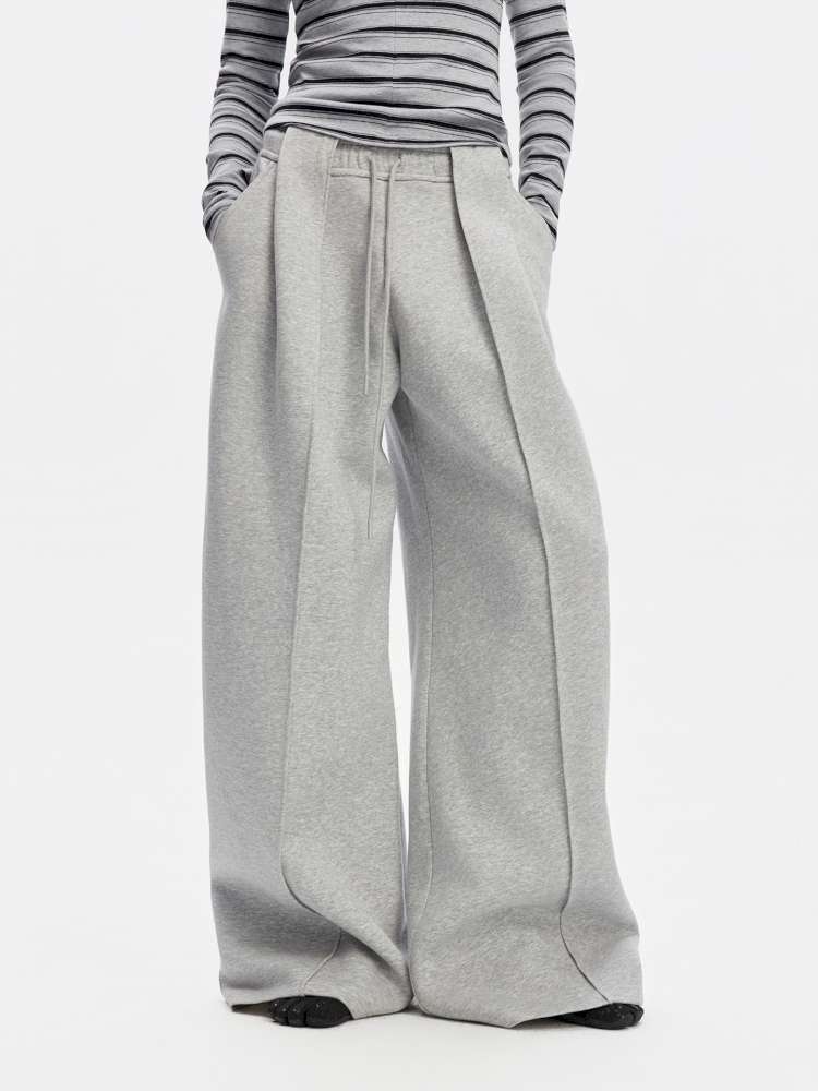 American Scimitar Drape Wide-Leg Slacks【s0000014877】