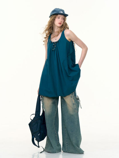 Pod Sleeveless Pocket Dress【s0000013381】