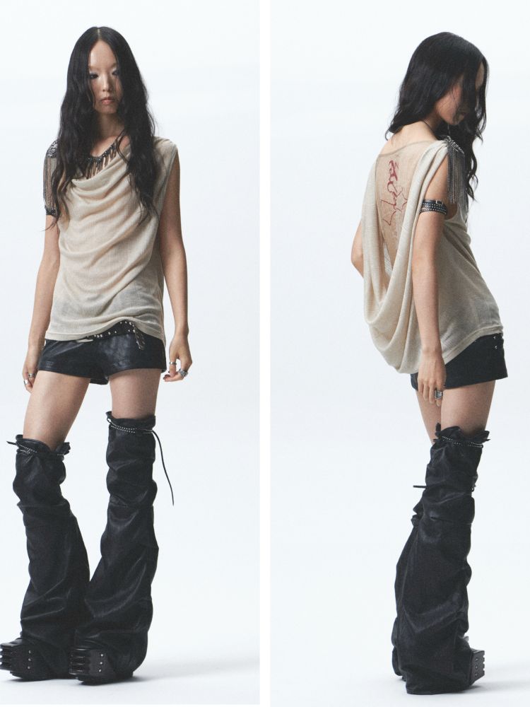 Soft Leather Short Leg Cover Set【s0000012688】