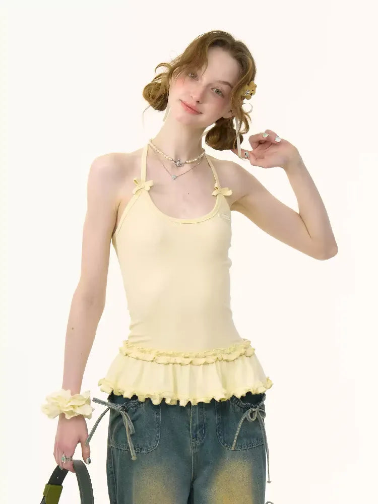 Knit Neck Vest Camisole【s0000012247】