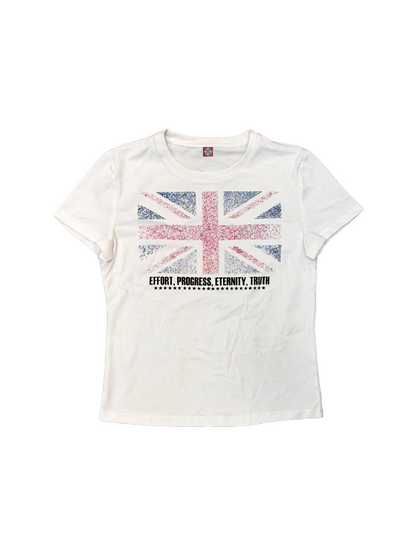 Distressed Star Union Jack T-Shirt【s0000018248】