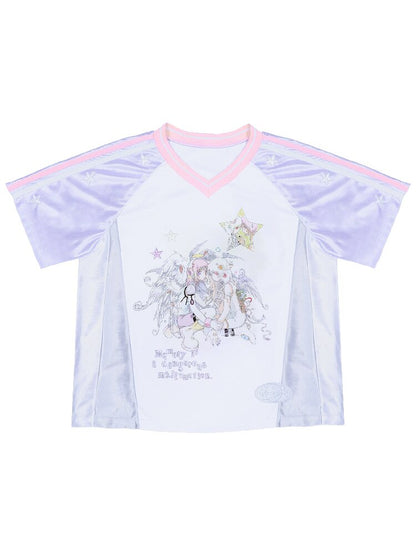 Spliced Short Sleeve Jersey【s0000016667】