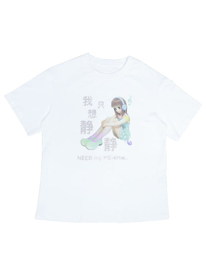 Sparkling Print Short Sleeve Tee【s0000017130】