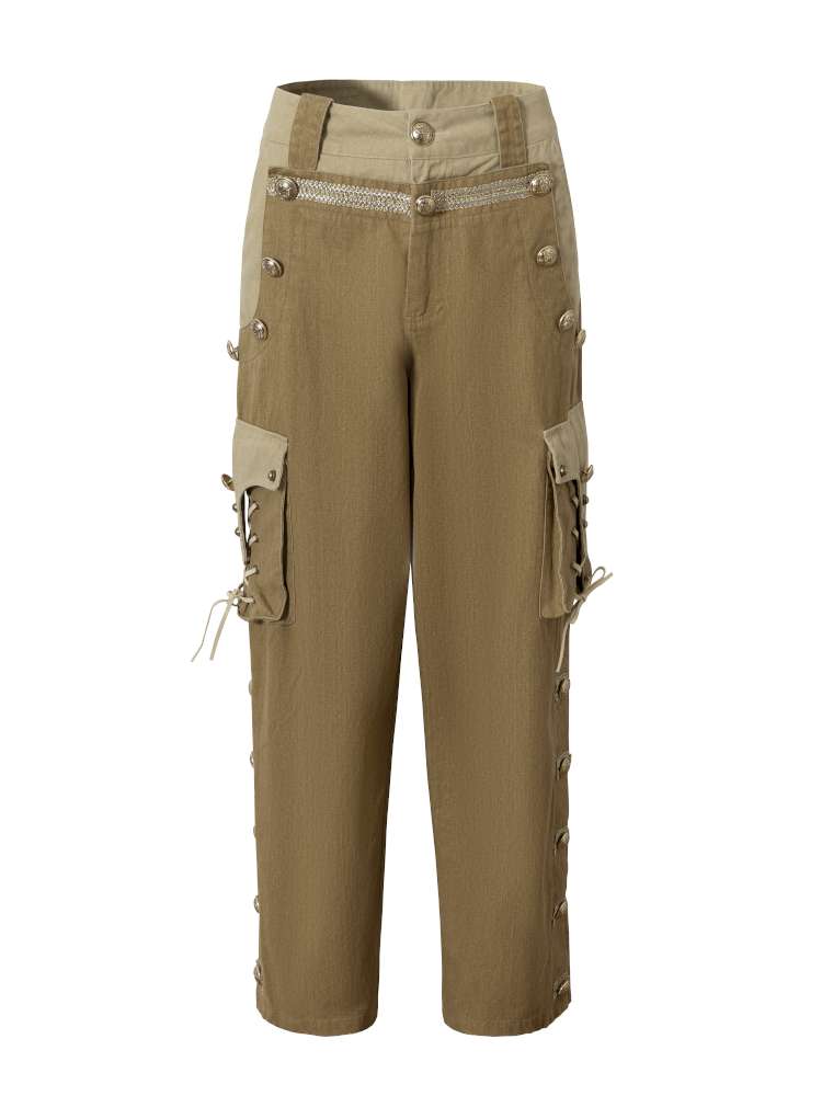 Vintage Punk Court Lantern Trousers【s0000014650】