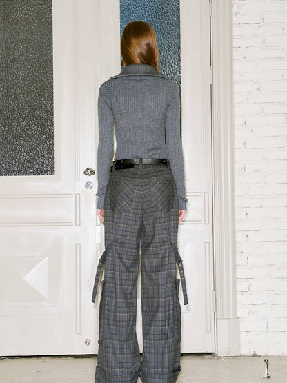 Zipper Stand Collar Base Layer Sweater【s0000014391】