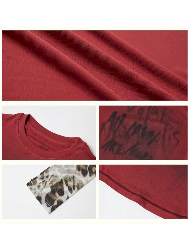 Fake two pieces long-sleeved T-shirt【s0000012274】