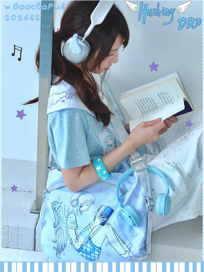 Double Sided Angel Star Multifunctional Bag【s0000017480】