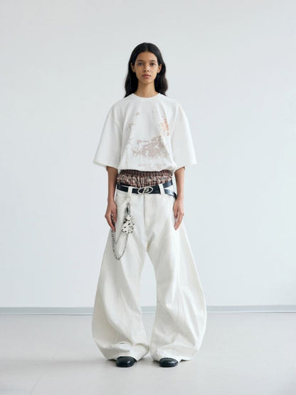 Ink Direct Printed Casual T-Shirt【s0000012475】