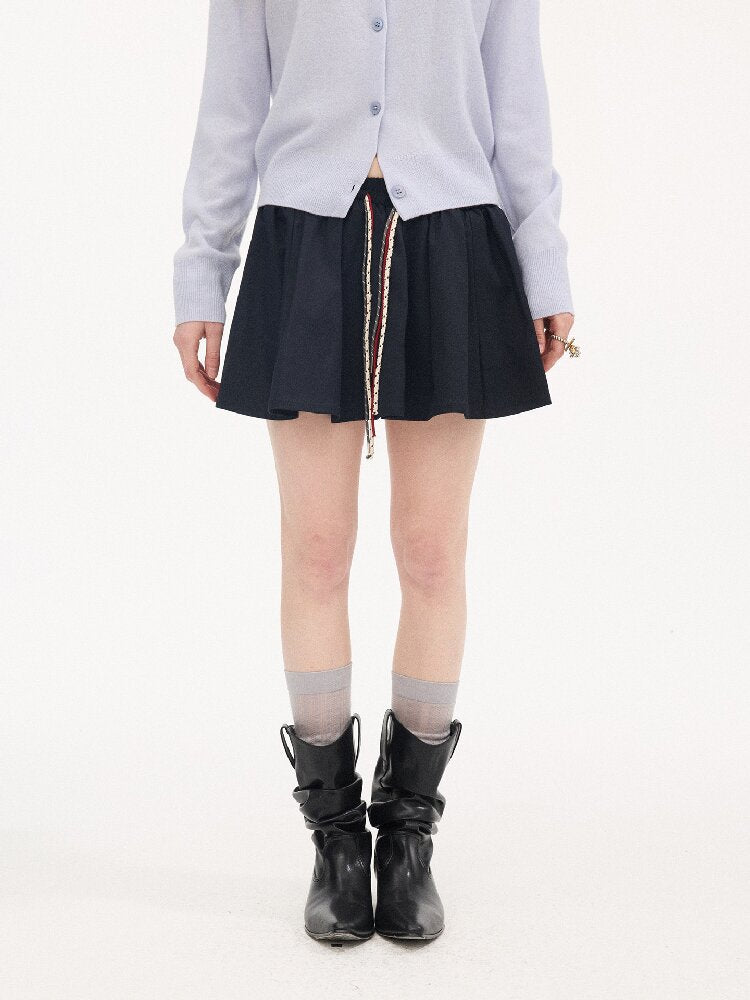 Elasticated Contrast Puffy Skirt【s0000015900】