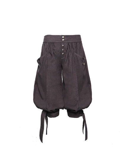 Suit Fabric Lace Up Crop Bloomer【s0000016682】