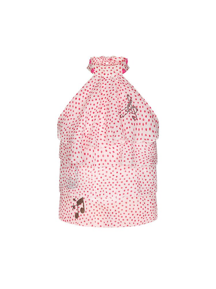 Pink Polka Dot Halterneck Sling【s0000016400】