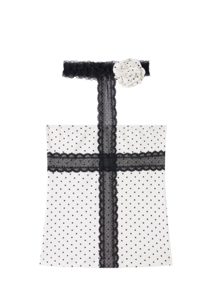 Strapless halter neck tank top and skirt【s0000012680】