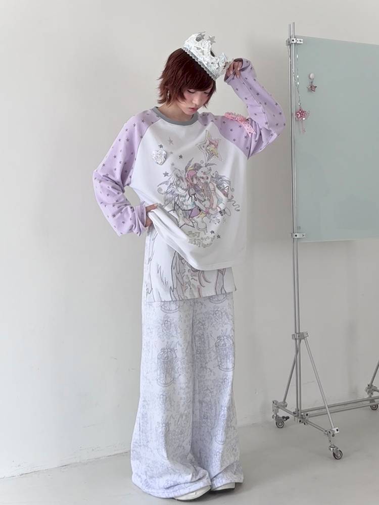 Angel Fake Two Sweatpants【s0000014440】