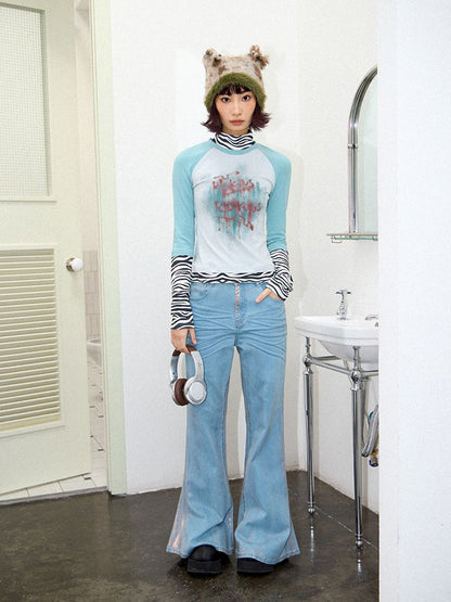 rayed Microblend Denim Trousers【s0000011639】