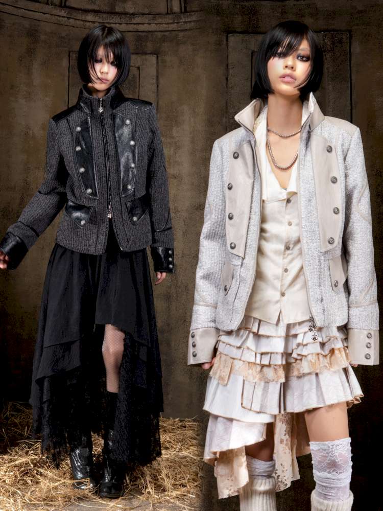 Knightly Punk Vintage Jacket Top【s0000015090】