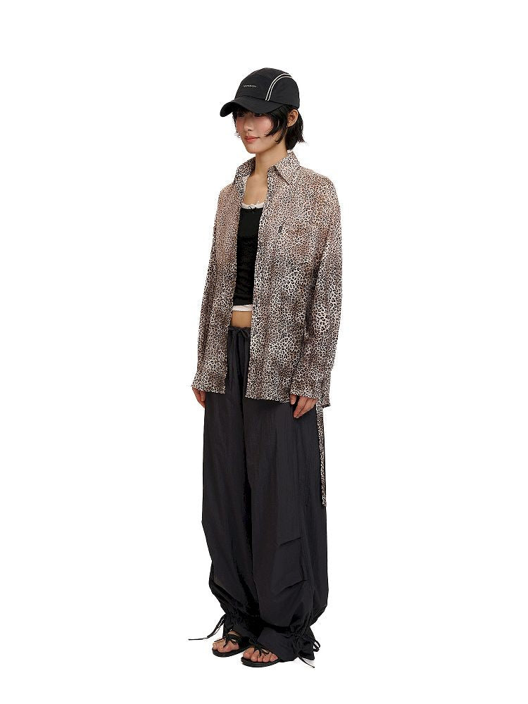 Horsebit Tie Loose Long Sleeve Shirt【s0000012510】