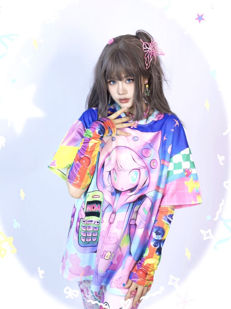 Harajuku wind cartoon tops【s0000013278】