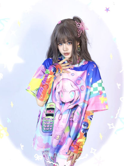 Harajuku wind cartoon tops【s0000013278】