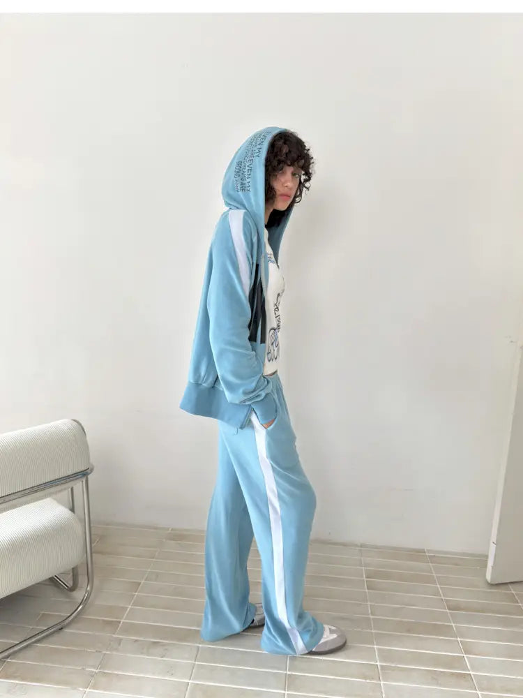 Oversized Activewear Set with Sweatpants【s0000014211】