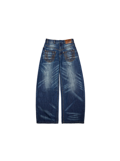 Aged Washed Machete Jeans【s0000012392】