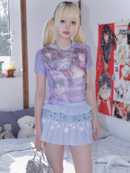 KillAngel Short Sleeve Mesh T-Shirt【s0000012330】