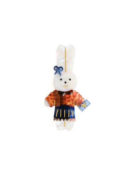 Vintage Cute Bow Rabbit Hairpin【s0000016083】
