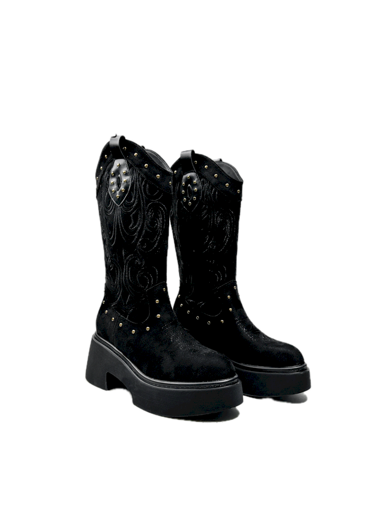 Thick Bottom Western Boots【s0000013764】