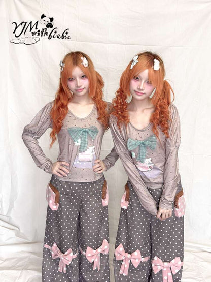 Bubble Long Sleeved Cake Top【s0000015209】