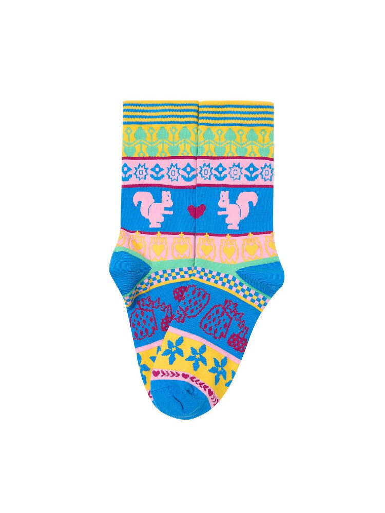 Geometric Knitwear Vintage Socks【s0000017701】