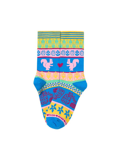 Geometric Knitwear Vintage Socks【s0000017701】