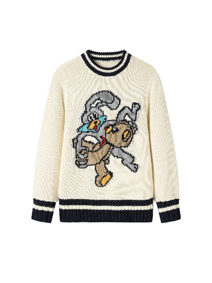 Off-White Large Drop-Off Shoulder Sweater【s0000019250】