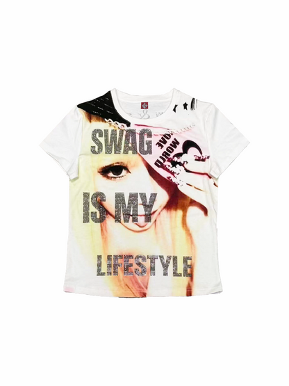 Millennium Rhinestone T-Shirt【s0000018265】