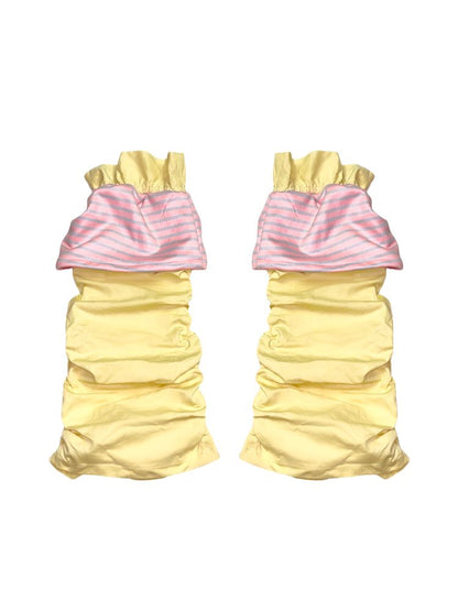 Pleated Stacked Stocking Stuffer Leg Warmers【s0000012485】