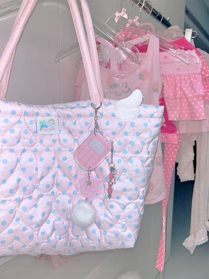 Sandwich Cotton Angel Tote Bag【s0000012666】
