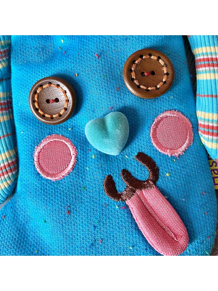 Blue Crossbody Mini Cell Phone Dog Cloth Bag【s0000006570】