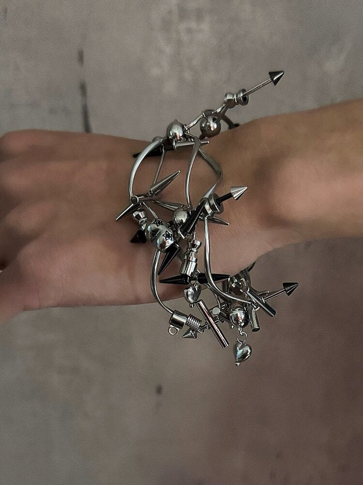 Avant-Garde Punk Futuristic Bracelet【s0000018880】