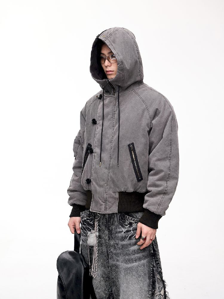 Flight Hooded Loose Jacket【s0000011361】