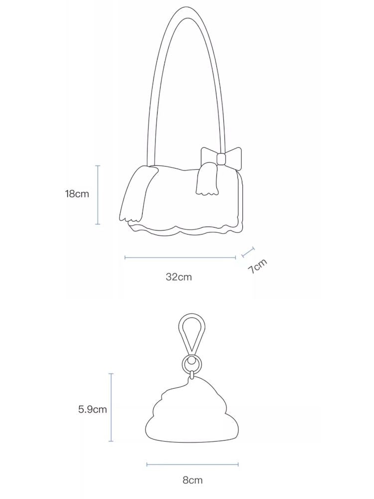 Bow Puppy Shoulder Crossbody Acrylic Bag【s0000013345】