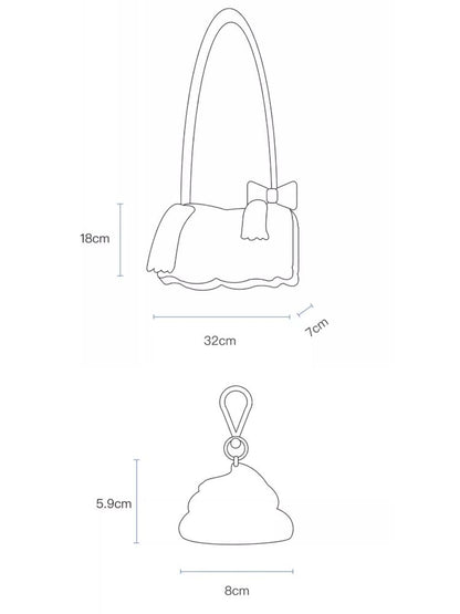 Bow Puppy Shoulder Crossbody Acrylic Bag【s0000013345】