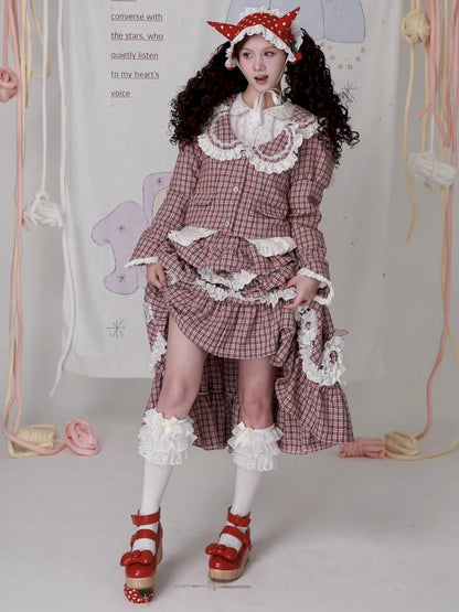 Old-fashioned Lolita cute girl niche top【s0000014103】