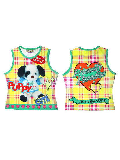 American Print Stretch Slim Vest【s0000016698】