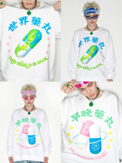 PILL LOOSE SWEATSHIRT [S0000010263]