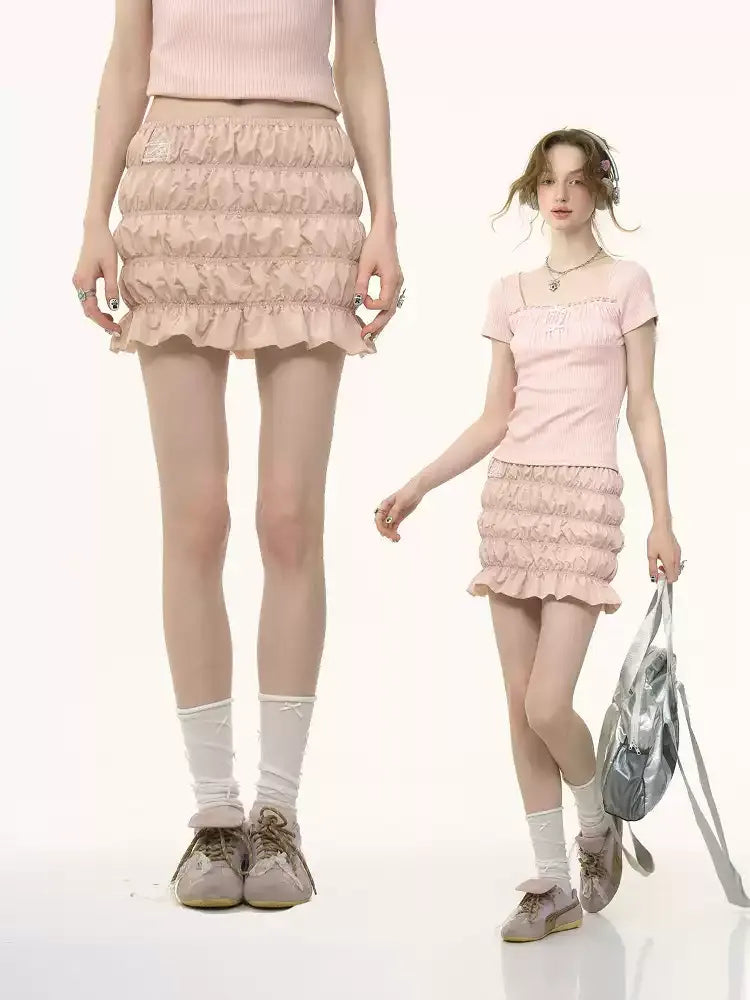 Multi-layer Cakes Package Hip Half-body Skirt【s0000012267】