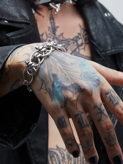 Castle Thorn Heavy Gothic Bracelet【s0000018979】
