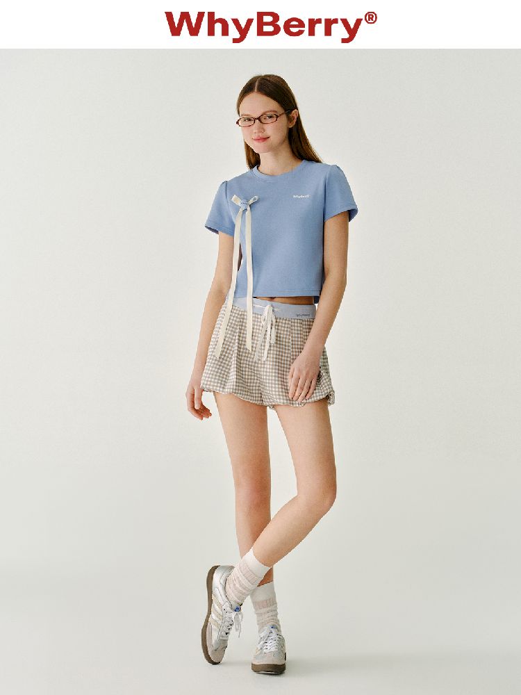 Bow Flutter T-shirt Short Sleeve【s0000011972】