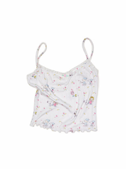Floral Summer Pajama Shorts Set【s0000016923】