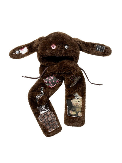 Lop Rabbit Doll Hat Scarf【s0000019135】